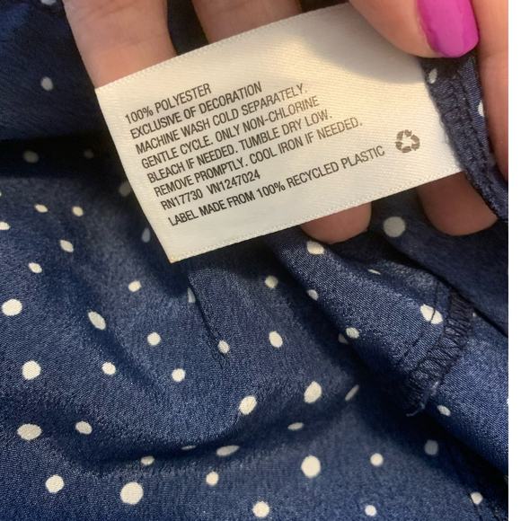 Jason Wu blue polka dots sleeveless dress size Medium - Picture 4 of 10